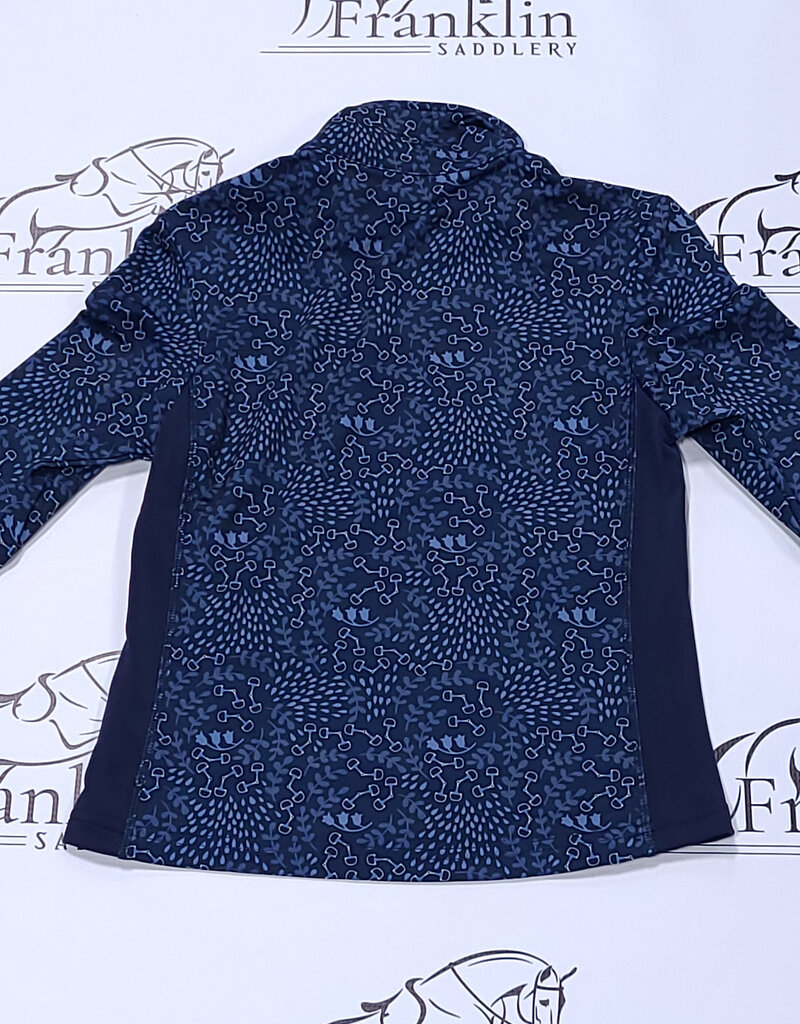 Kerrits Kerrits Kids Rail Side Quarter Zip Tech Top Ink Snaffle Harmony