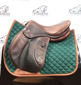 Voltaire Palm Beach Jumping Saddle 17" Seat Consignment #734