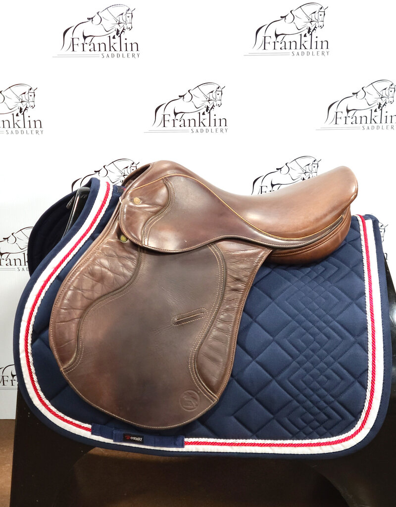 Crosby  AGA Jumping Saddle 17" Seat Consignment #744