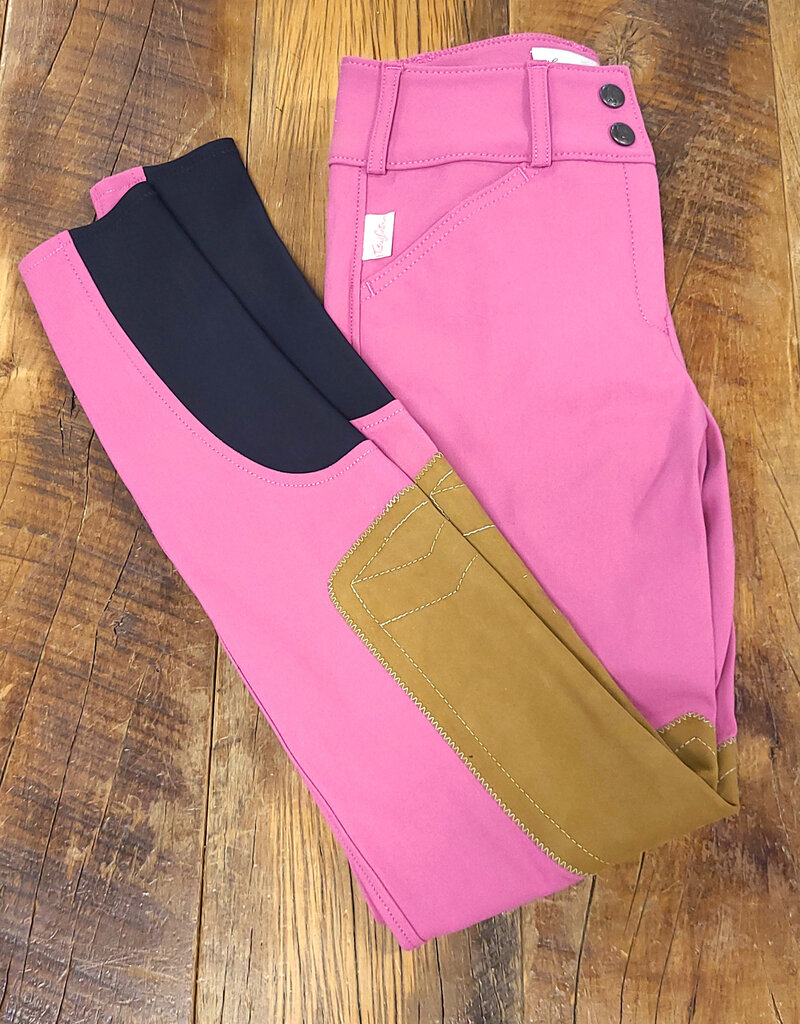 The Tailored Sportsman The Tailored Sportsman Ladies LR FZ Boot Sock Breech Pinkberry/Tan
