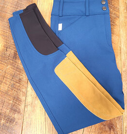 The Tailored Sportsman The Tailored Sportsman Girls Trophy Hunter Bootsock Breech BluestBlu/Tan