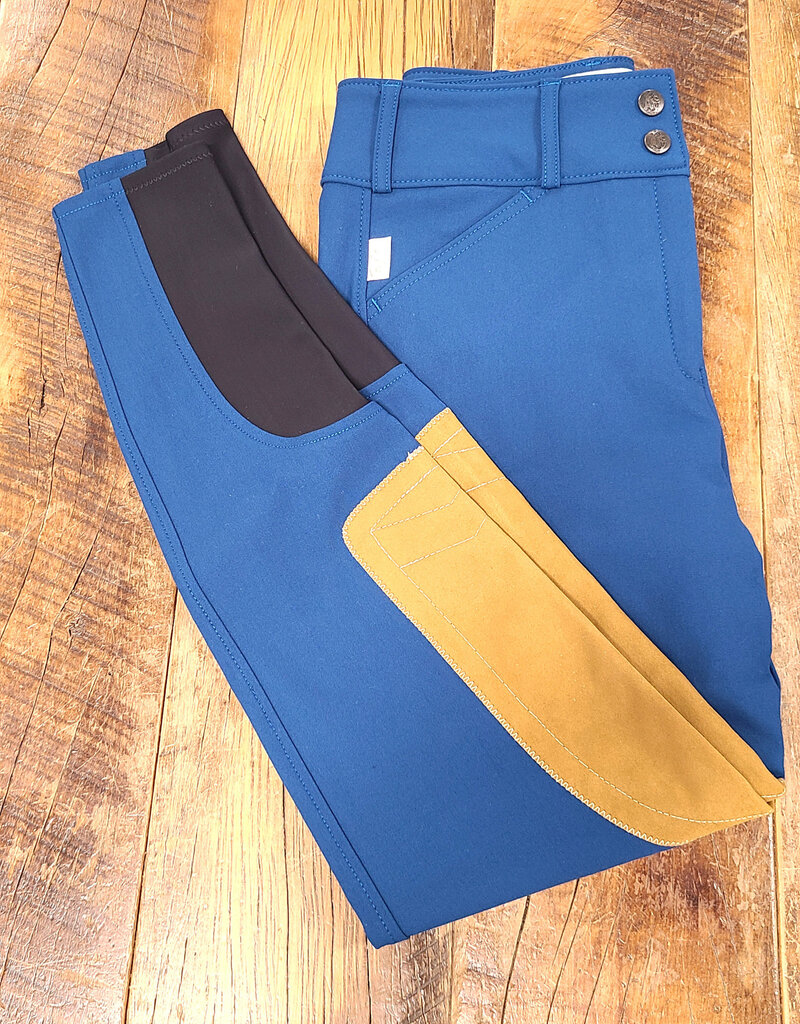 The Tailored Sportsman The Tailored Sportsman Girls Trophy Hunter Bootsock Breech BluestBlu/Tan