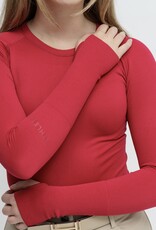 TKEQ TKEQ The 'Kennedy' 2.0 Seamless Long Sleeve Sour Cherry