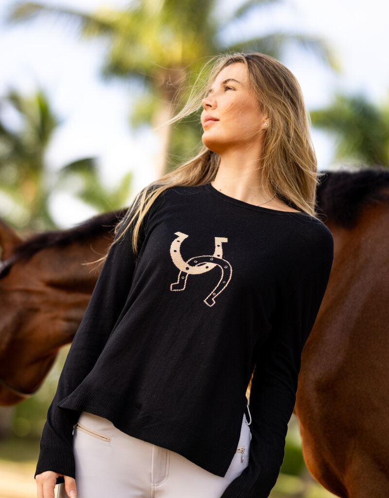 TKEQ TKEQ Horseshoe Sweater Classic Black