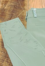 Samshield Samshield Women's Chloe Crystal Knee Grip Pistaccio