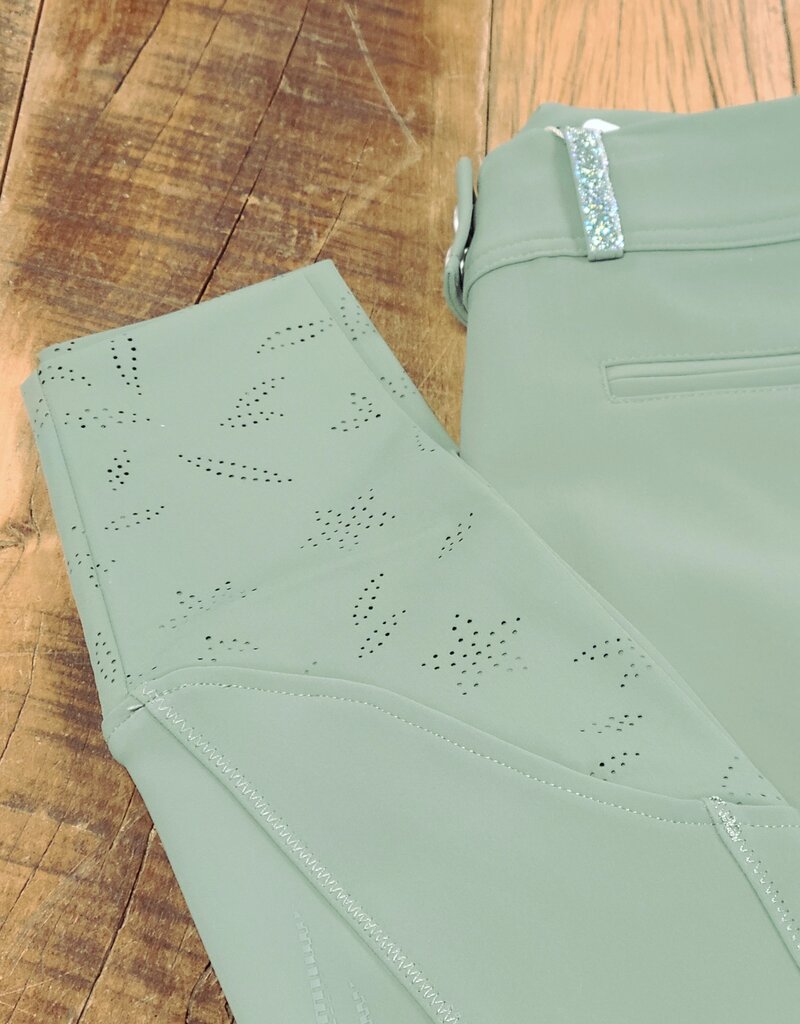 Samshield Samshield Women's Chloe Crystal Knee Grip Pistaccio