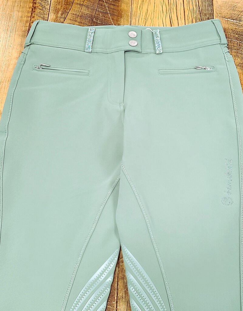 Samshield Samshield Women's Chloe Crystal Knee Grip Pistaccio