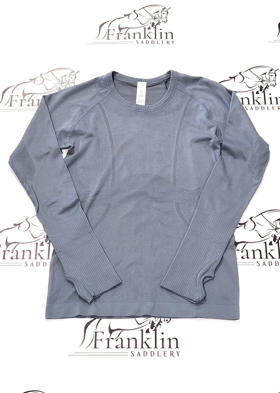 The Tackhack TackHack EqTech Ladies Long Sleeve Shirt French Blue