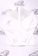 Hannah Childs Lifestyle Hannah Childs Ellie Pleated Long Sleeve Show Shirt White