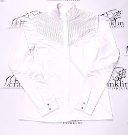 Hannah Childs Lifestyle Hannah Childs Ellie Pleated Long Sleeve Show Shirt White