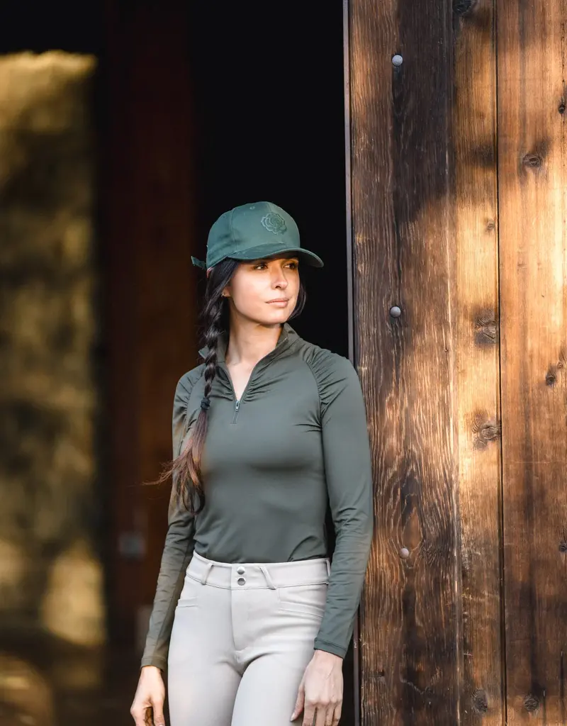 Hannah Childs Lifestyle Hannah Childs Naomi Long Sleeve Top Dark Hunter