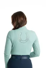 Hannah Childs Lifestyle Hannah Childs Sola Perforated Long Sleeve Sun Shirt Sage Brush
