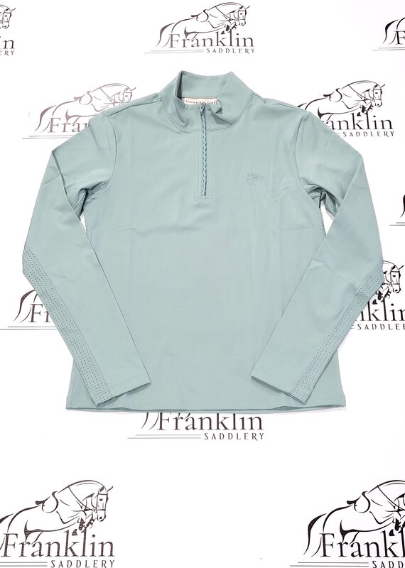 Hannah Childs Lifestyle Hannah Childs Sola Perforated Long Sleeve Sun Shirt Sage Brush