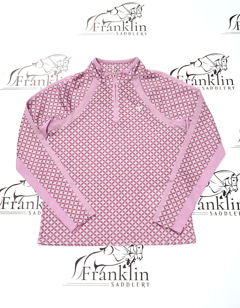 Ariat Ariat Youth Sunstopper 3.0 Long Sleeve Baselayer Lavender Tile