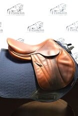 Butet Used Butet Premium Integrated M 17.5 Seat 1.75 Flap Standard Tree Gold Saddle