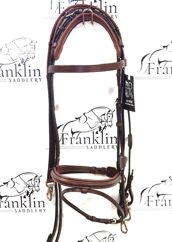AJR Sport AJR Sport Training Bridle with Rubber Reins