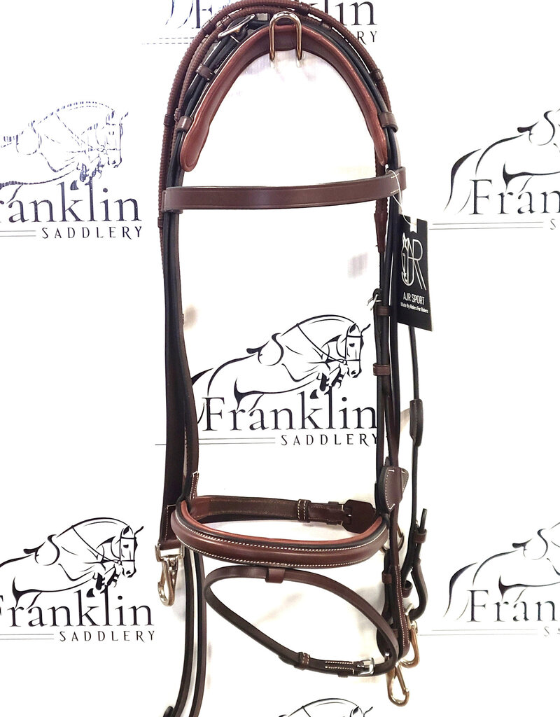 AJR Sport AJR Sport Training Bridle with Rubber Reins