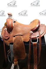 Heart Of Texas Western Ranch/Roping Saddle 16" Seat Consignment #762