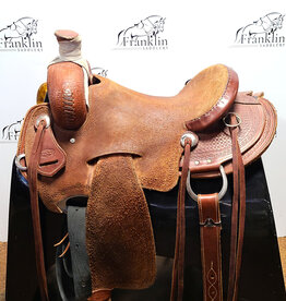 Heart Of Texas Western Ranch/Roping Saddle 16" Seat Consignment #762