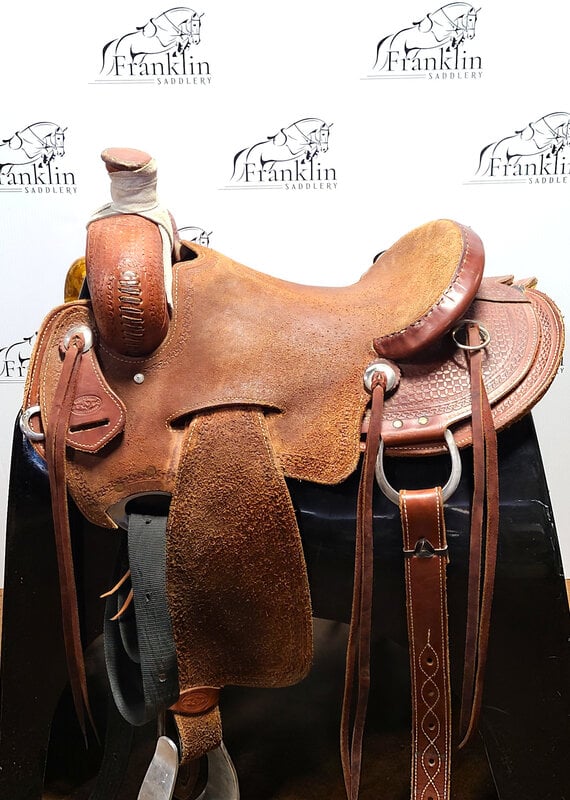 Heart Of Texas Western Ranch/Roping Saddle 16" Seat Consignment #762