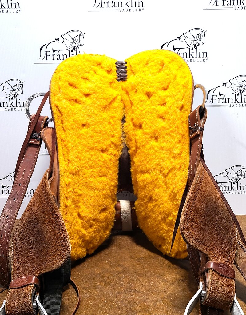 Heart Of Texas Western Ranch/Roping Saddle 16" Seat Consignment #762