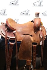 Heart Of Texas Western Ranch/Roping Saddle 16" Seat Consignment #762