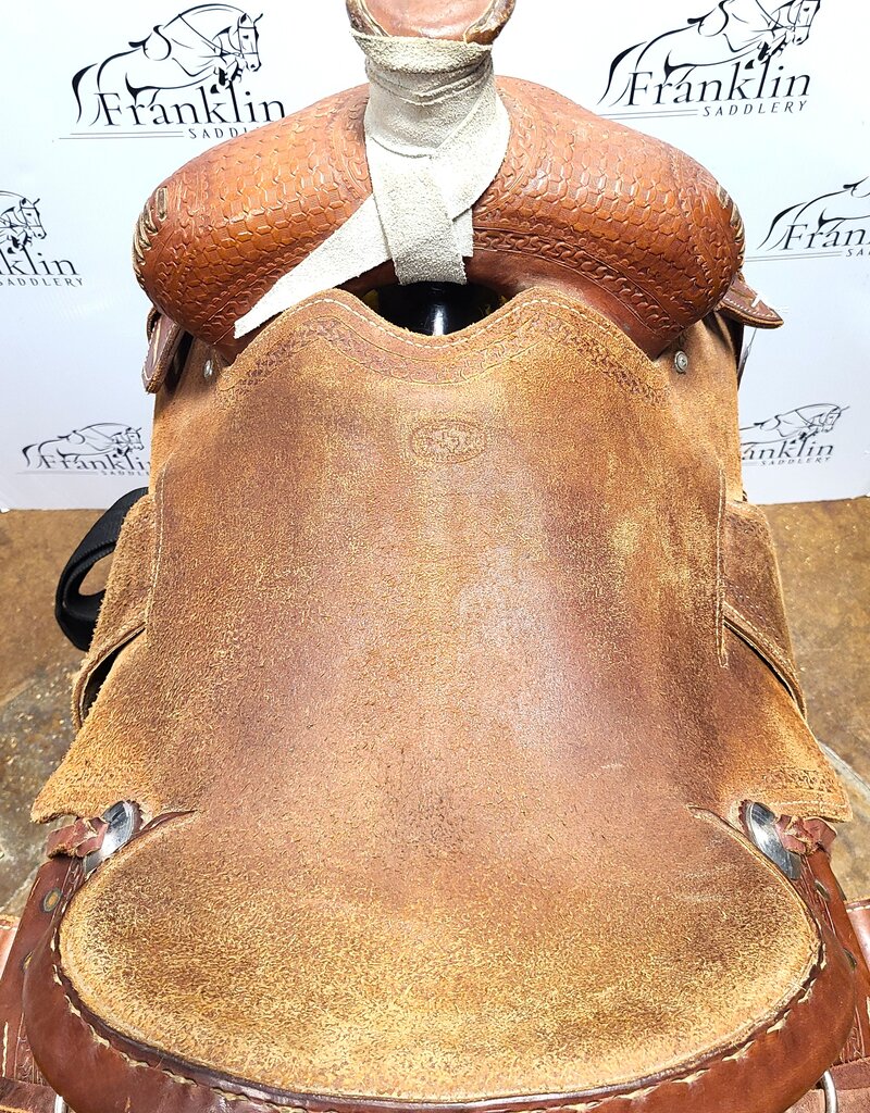Heart Of Texas Western Ranch/Roping Saddle 16" Seat Consignment #762