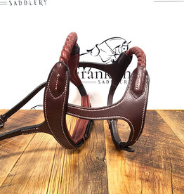 AJR Sport AJR Leather Covered Rope Double Noseband