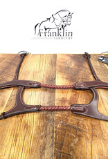 AJR Sport AJR Leather Covered Rope Double Noseband