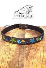 The Kenyan Collection The Kenyan Collection Peacock Stars Beaded Belt 32"