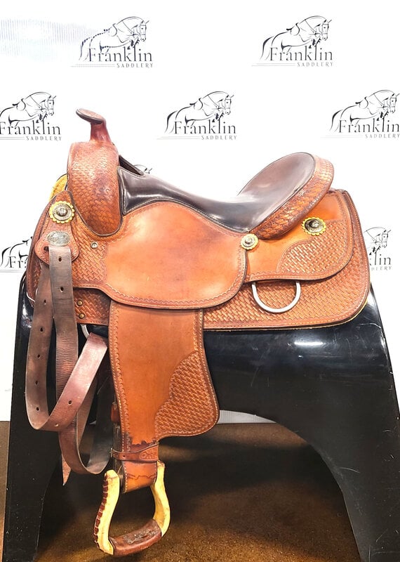 Crates Western Saddle 14" Seat Consignment #764