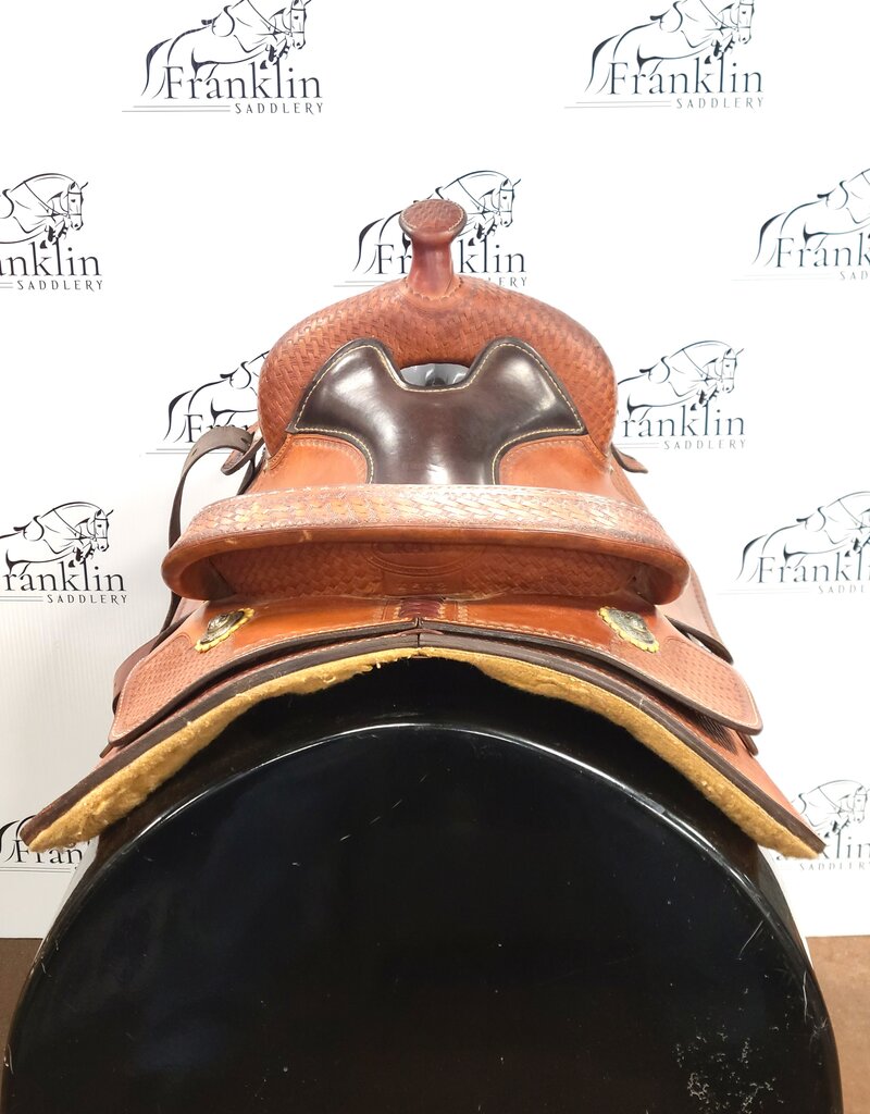 Crates Western Saddle 14" Seat Consignment 764 Franklin Saddlery
