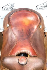 David Pollat Cutting Saddle 17" Seat Consignment #763