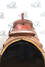 David Pollat Cutting Saddle 17" Seat Consignment #763