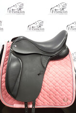 Thorowgood Synthetic Dressage Saddle 18.5" Seat Consignment #768
