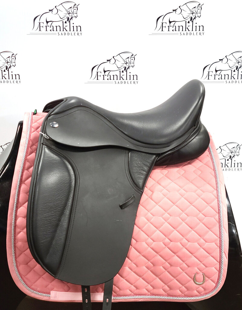Thorowgood Synthetic Dressage Saddle 18.5" Seat Consignment #768