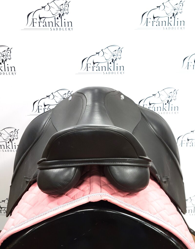 Thorowgood Synthetic Dressage Saddle 18.5" Seat Consignment #768