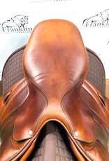 Butet Used Butet Premium L 17" Seat 2.5 Flap Standard Tree Gold Saddle Consignment #772