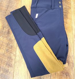 The Tailored Sportsman The Tailored Sportsman Girls TechLight Clarino Bootsock Breech LR FZ Blue Navy