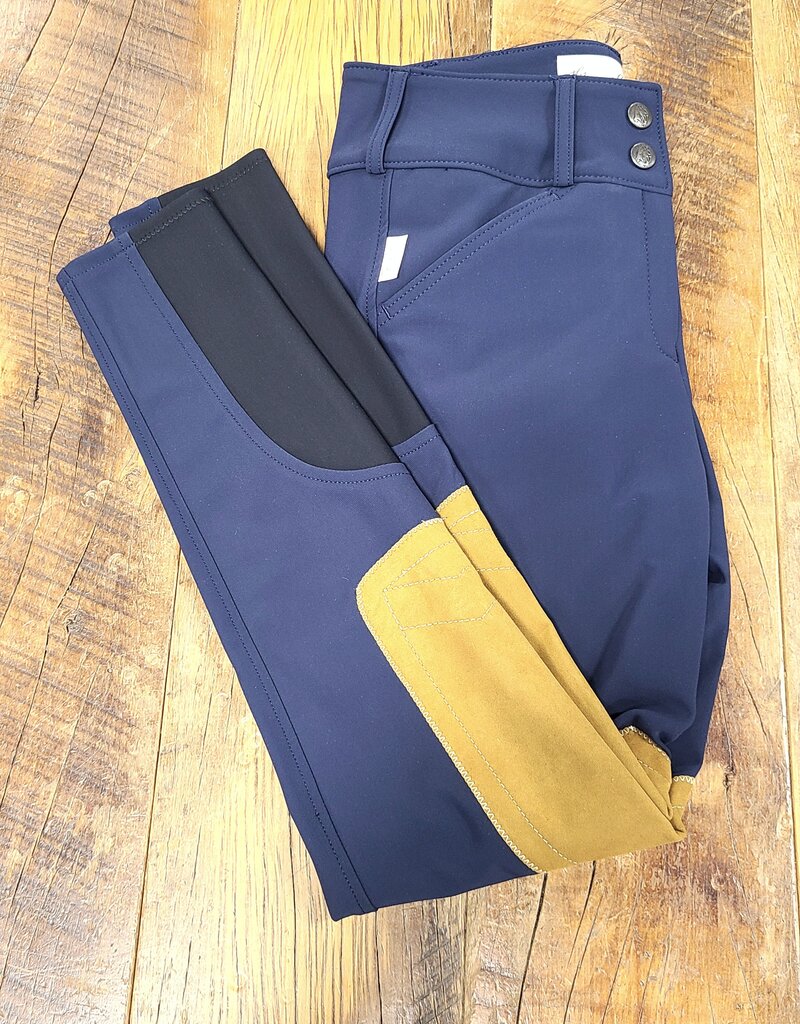 The Tailored Sportsman The Tailored Sportsman Girls TechLight Clarino Bootsock Breech LR FZ Blue Navy