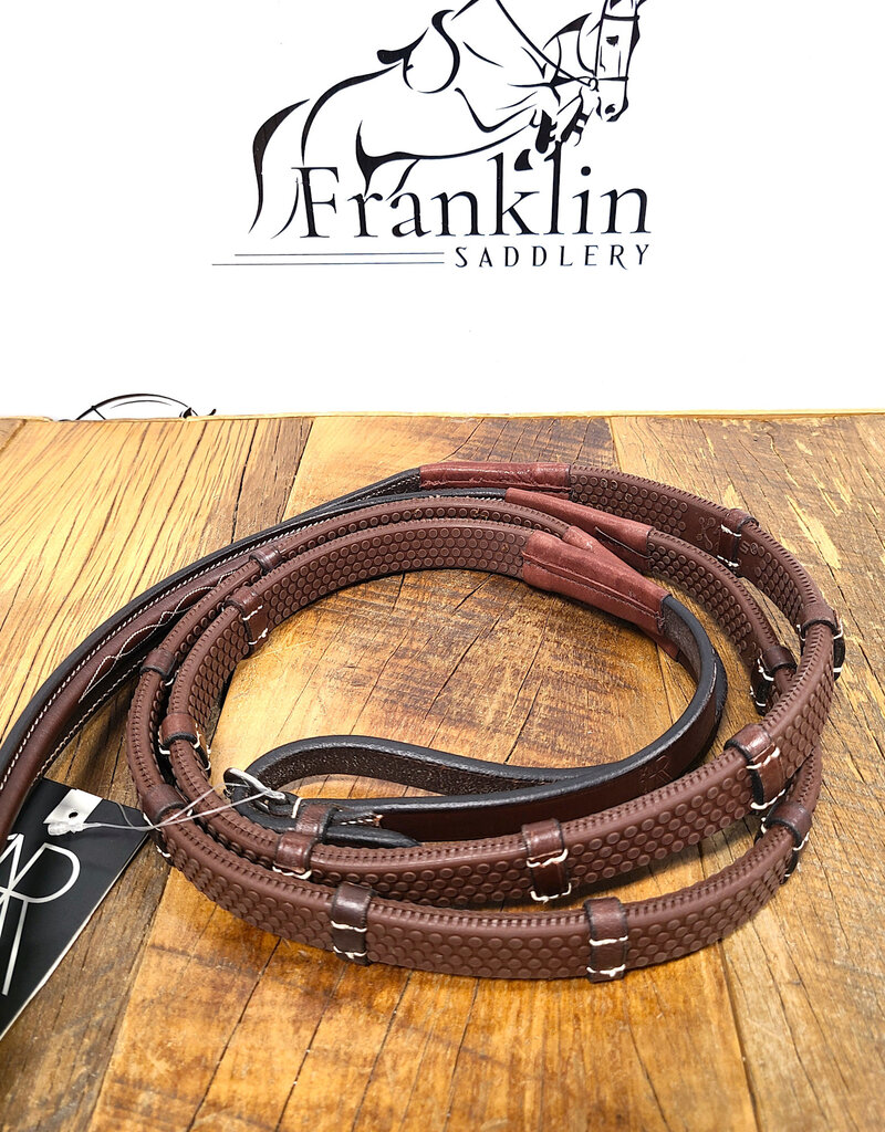 AJR Sport AJR 5/8" Rubber Reins With Leather Grips