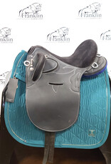 Synthetic Black Australian Stock Saddle 15" Seat Consignment #770