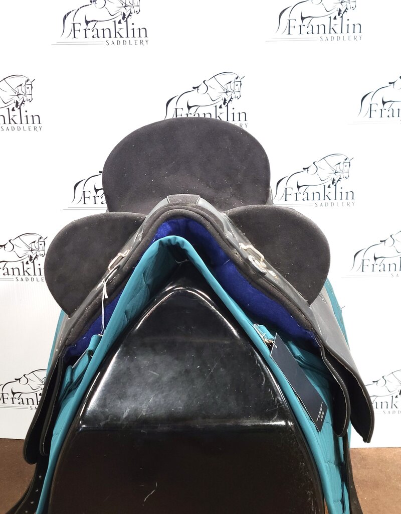 Synthetic Black Australian Stock Saddle 15" Seat Consignment #770