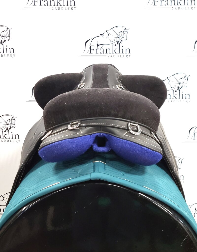 Synthetic Black Australian Stock Saddle 15" Seat Consignment #770
