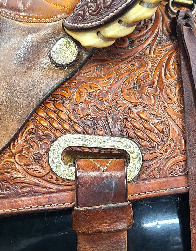 Martha Josey Barrel Saddle 15.5" Seat Consignment #771