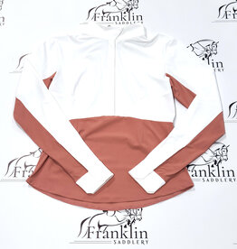 Horse Pilot Horse PIlot Women's Monica Long Sleeve Show Shirt Brick Dust