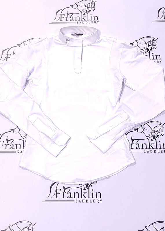 Horse Pilot Horse Pilot Women's Aerolight Long Sleeve Show Shirt White