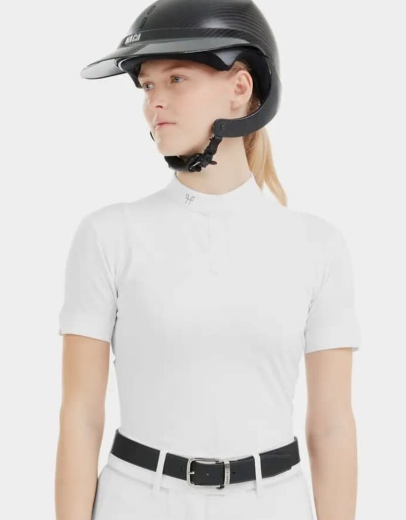 Horse Pilot Horse Pilot Women's Aerolight Short Sleeve Show Shirt White