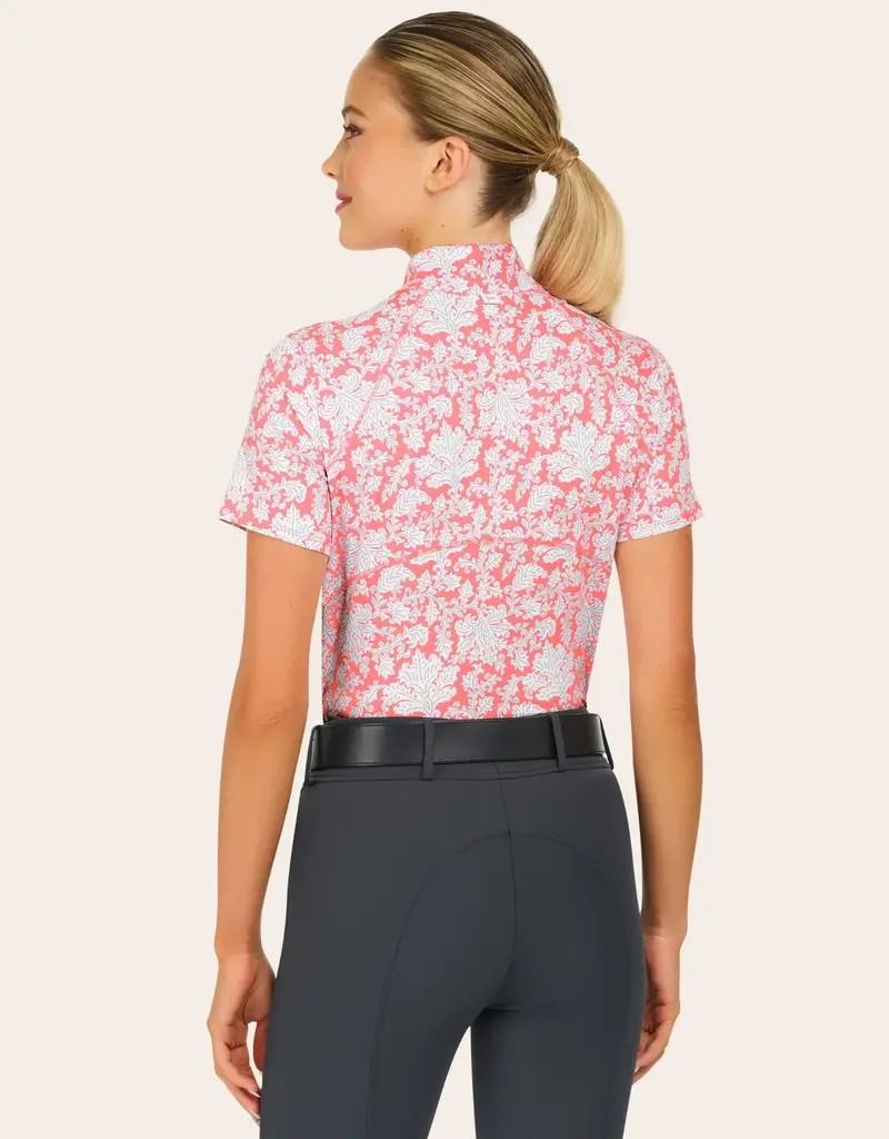 RJ Classics RJ Classics Women's Lucy SS Sun Shirt Coral Paisley