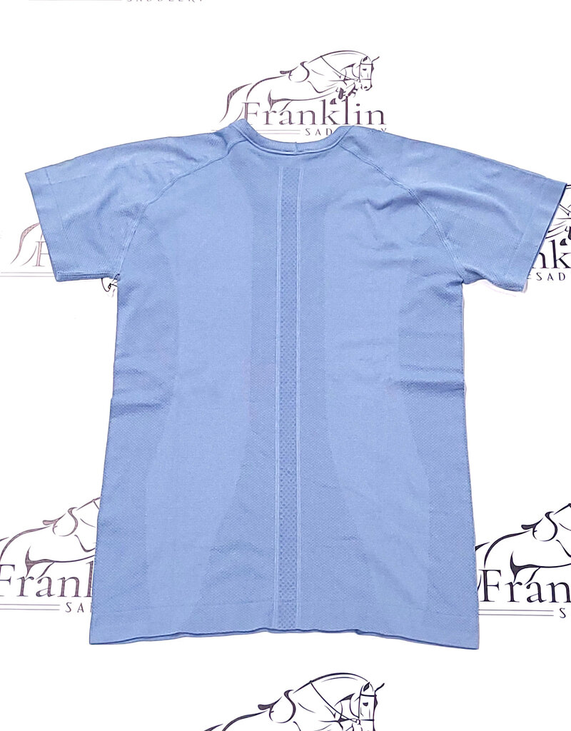 TKEQ TKEQ The 'Kennedy' 2.0 Seamless Short Sleeve Shirt Denim